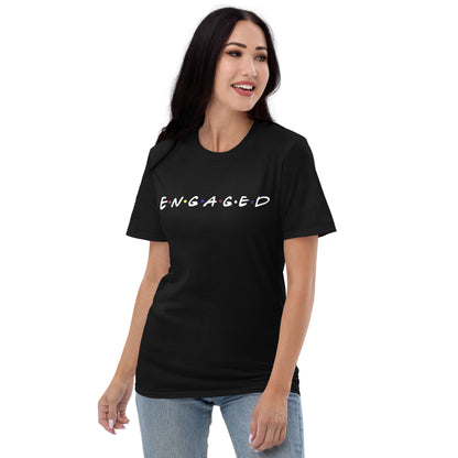 Nostalgic Font Unisex Engaged Tee