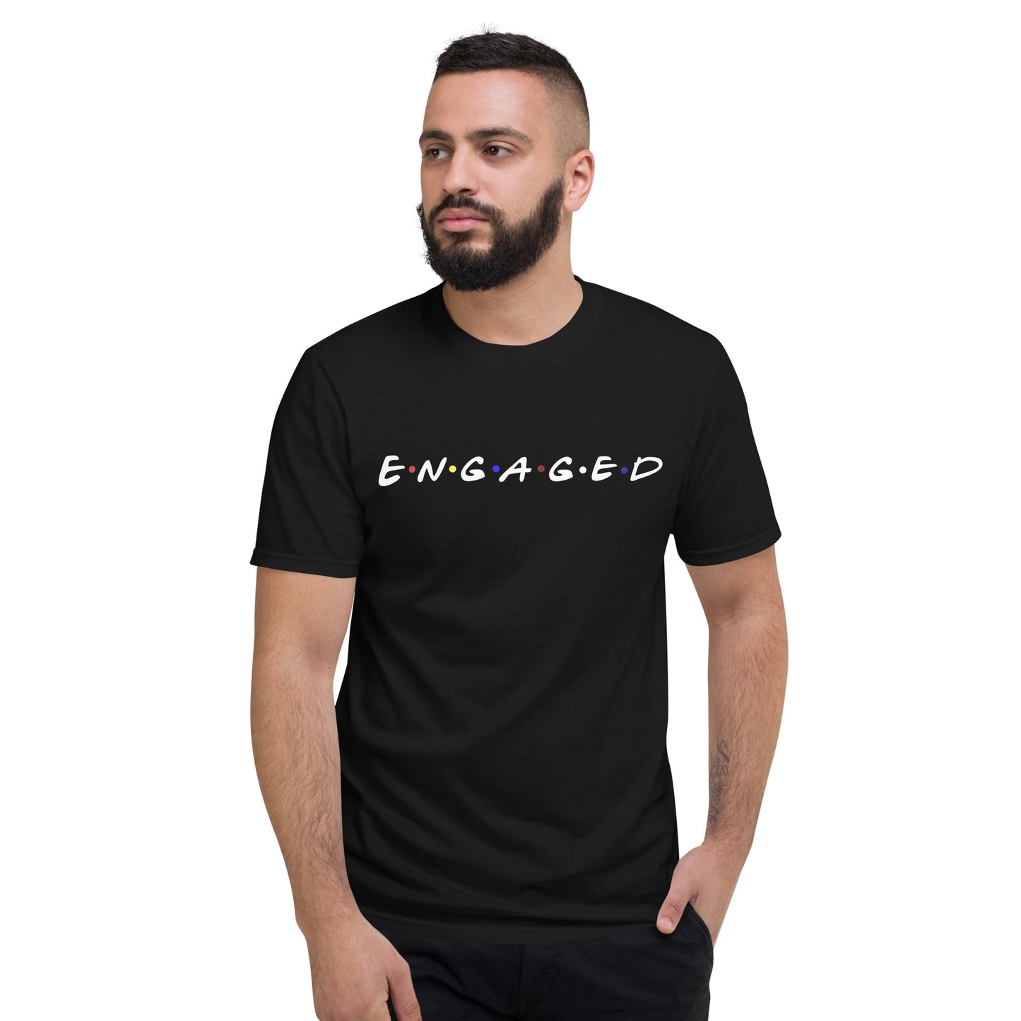 Nostalgic Font Unisex Engaged Tee